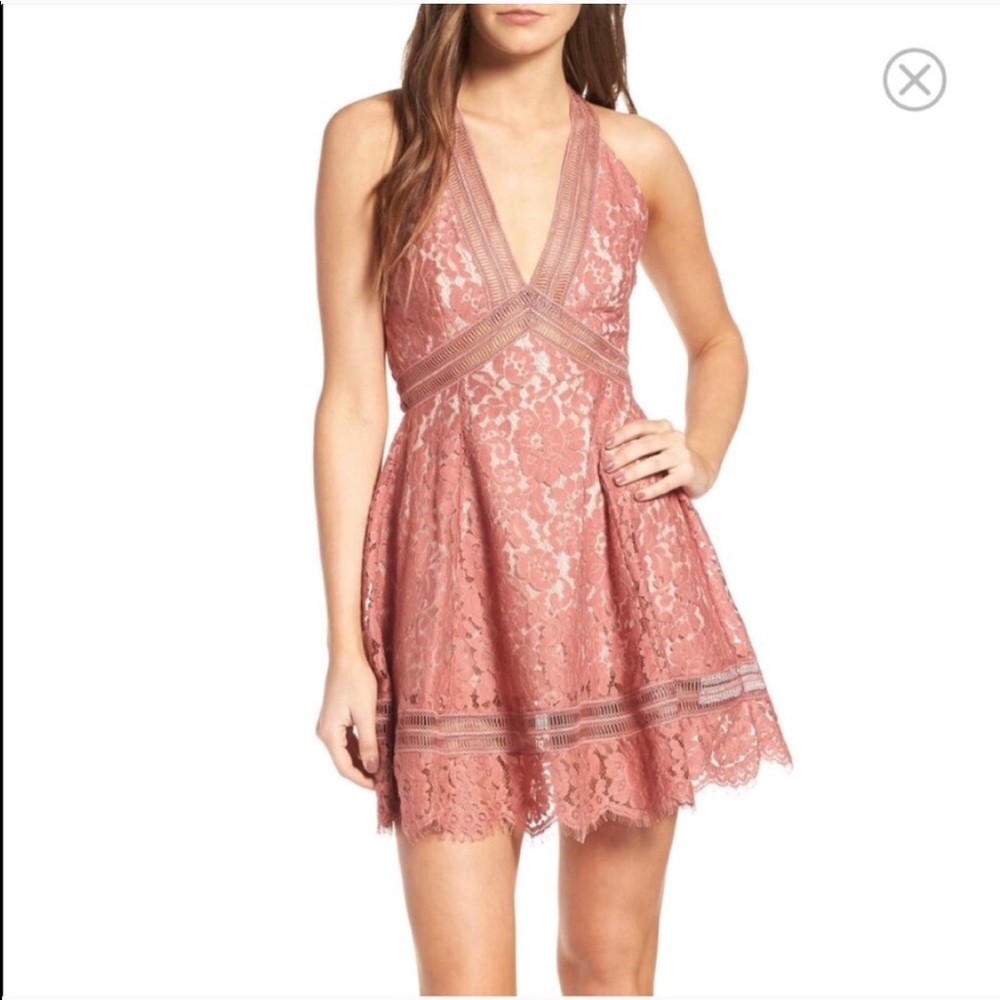 NWT keepsake the label oblivian lace mini dress M prom homecoming spring wedding